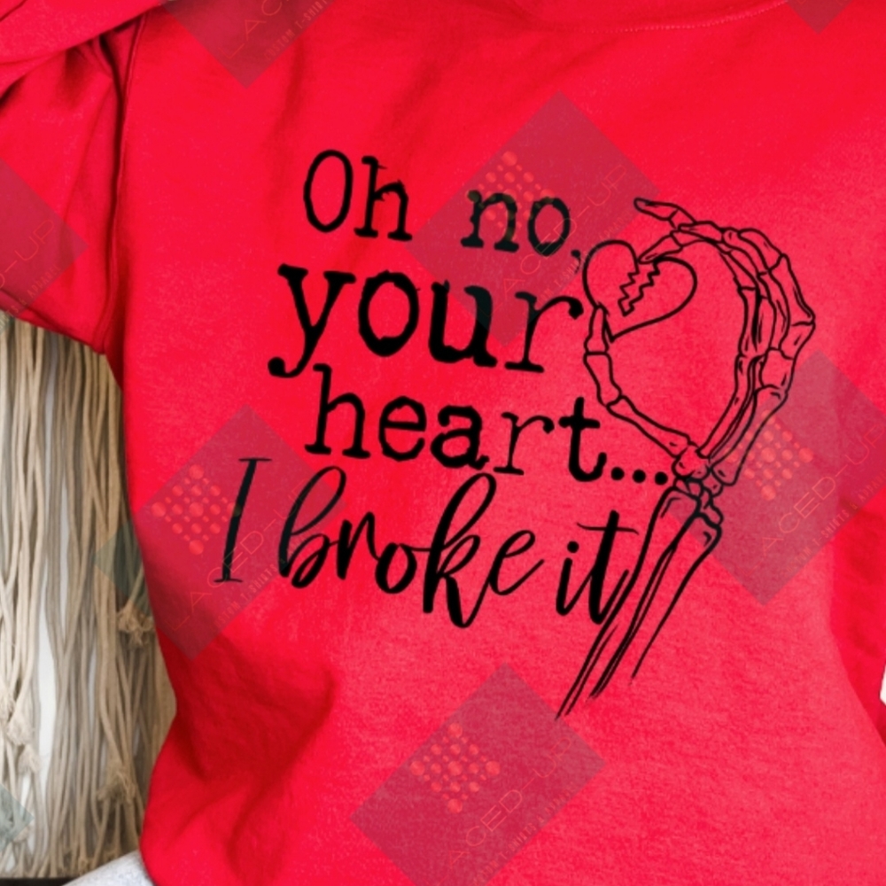 Oh no, your heart Sweater